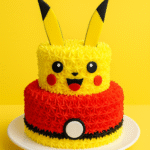 Strawberry Pikachu Theme Cake