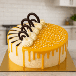 Butterscotch Drip Cake – Crunch, Cream & Class