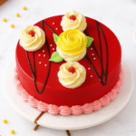 Strawberry Rose Cake