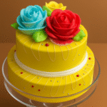 Pineapple Two Tier Cake